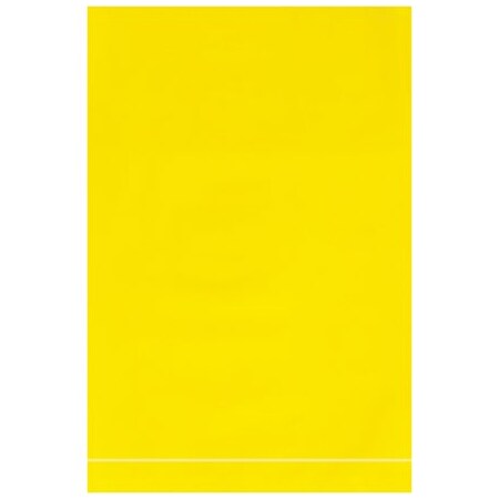 Bsc Preferred 4 x 6'' - 2 Mil Yellow Flat Poly Bags, 1000PK BUY04001320